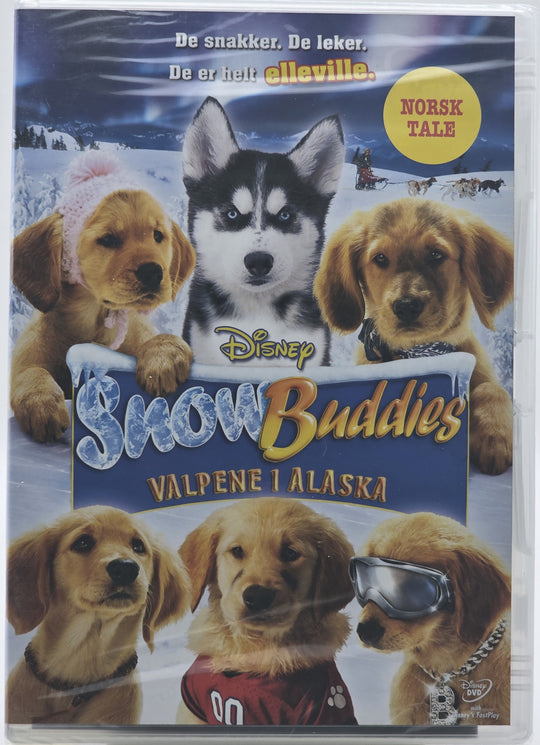 Snow Buddies – Valpene i Alaska. 2008. DVD. Ny i plast!