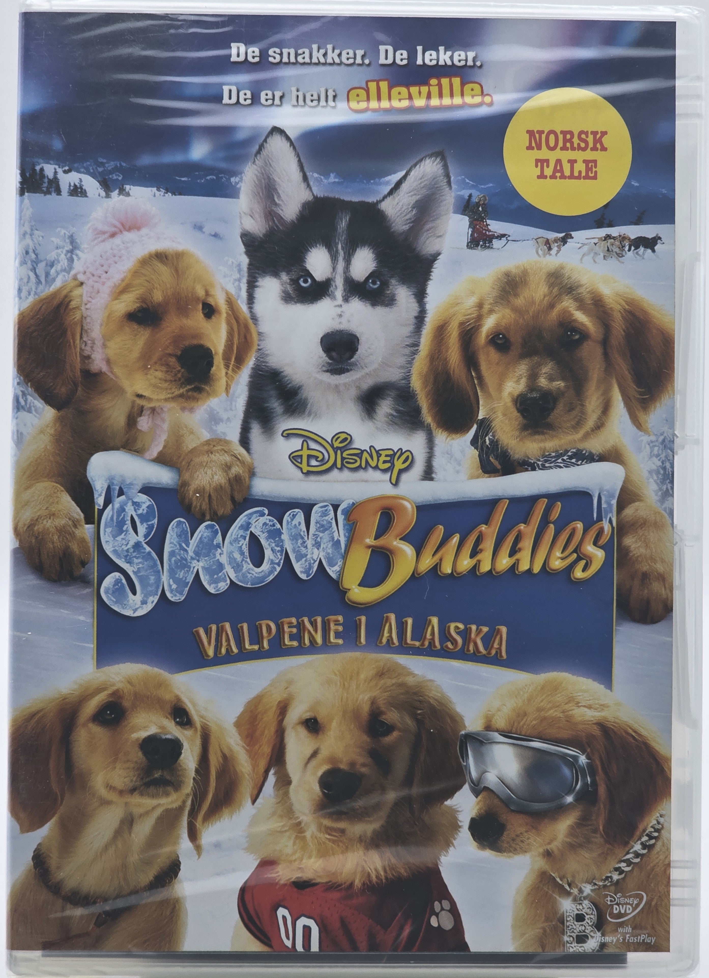 Snow Buddies – Valpene i Alaska. 2008. DVD. Ny i plast!