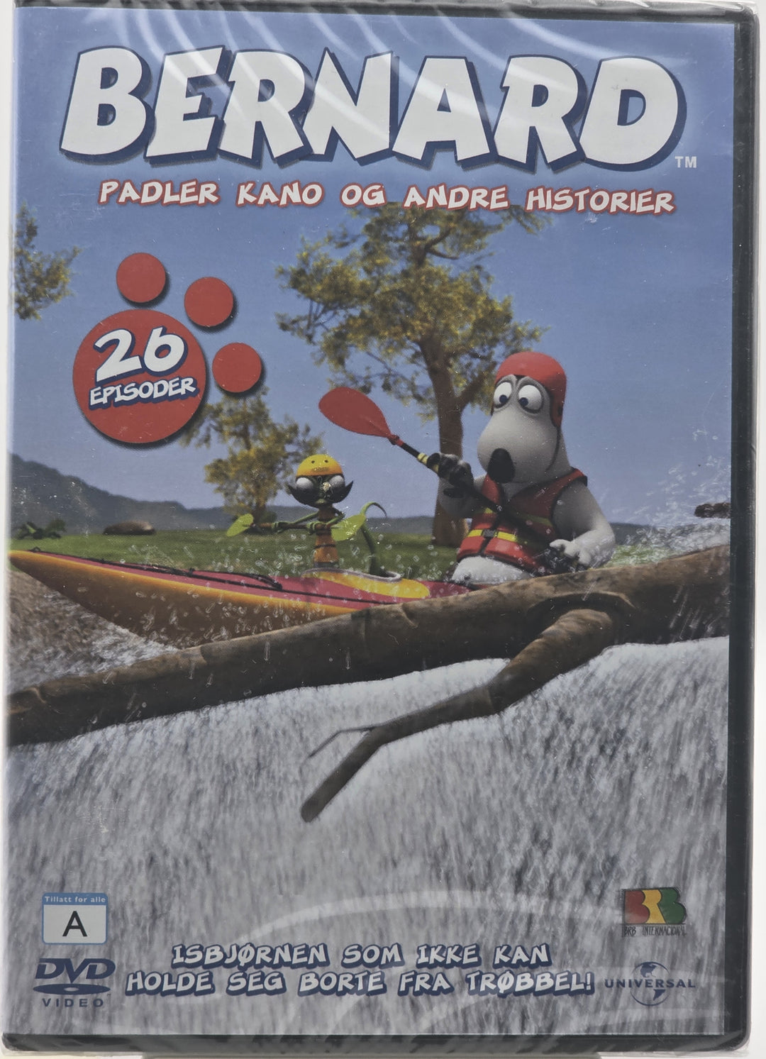 Bernard padler kano og andre historier. 2004. DVD. Ny i plast!