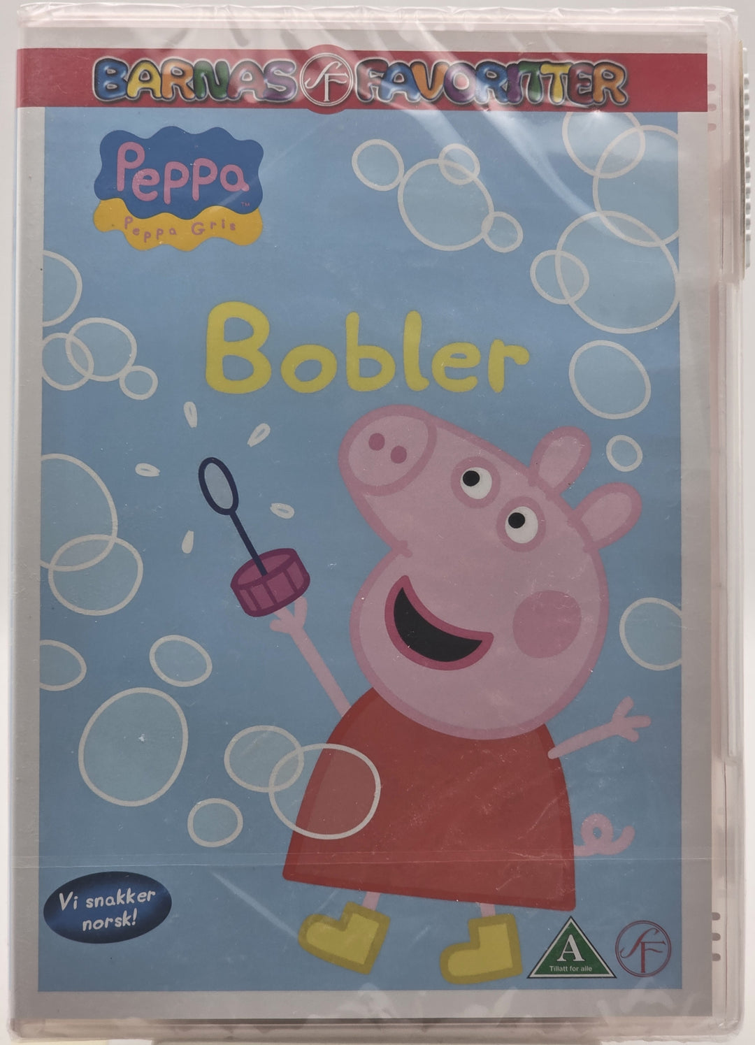 Peppa Gris – Bobler. 2006. DVD. Ny i plast!