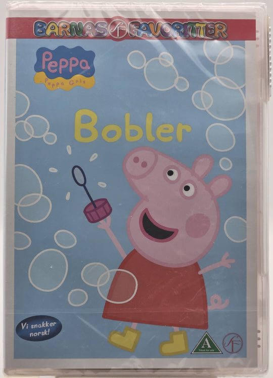 Peppa Gris – Bobler. 2006. DVD. Ny i plast!