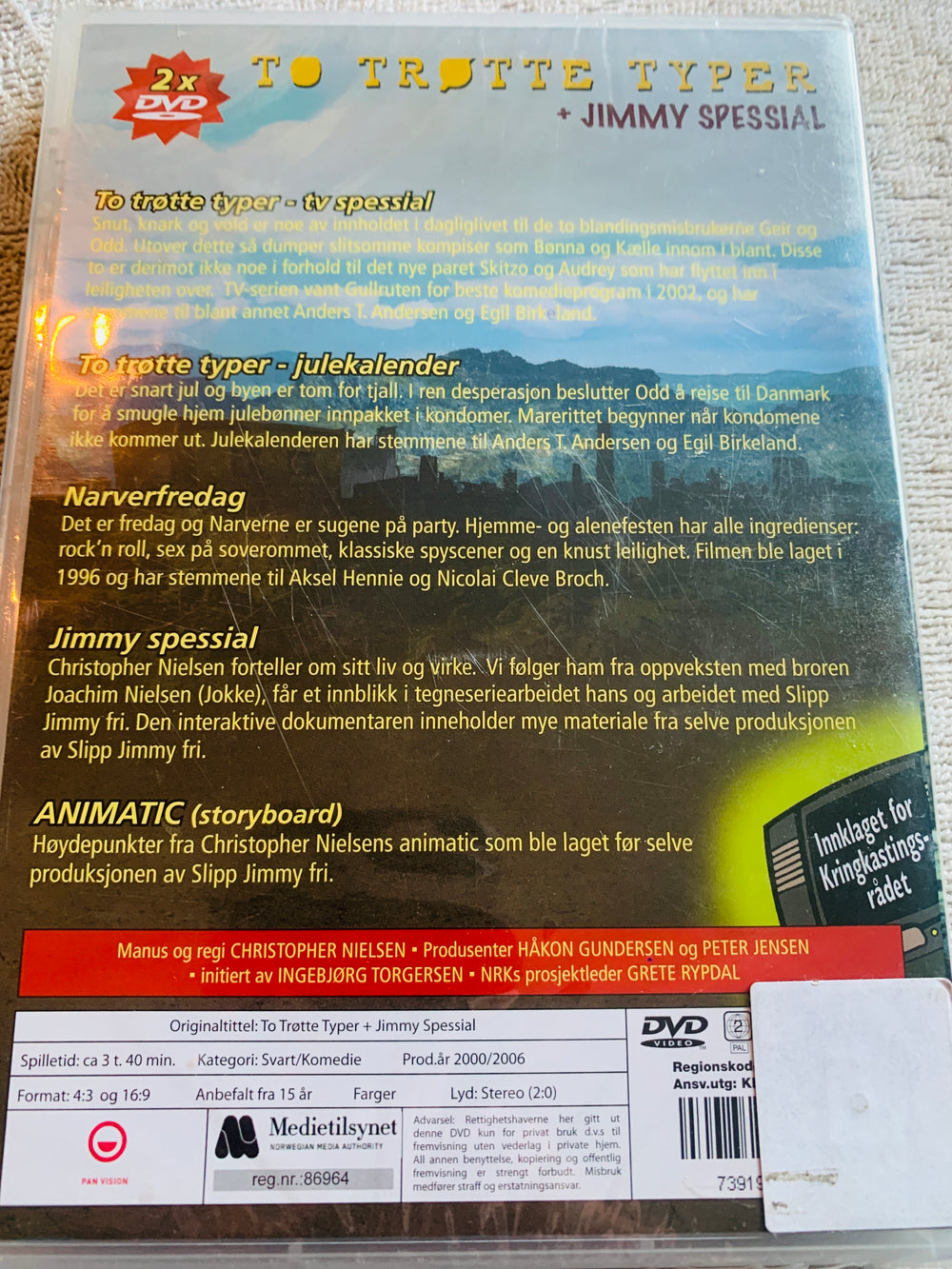 Tøffe typer + Jimmy Spesial. 2006. DVD. Ny i plast!