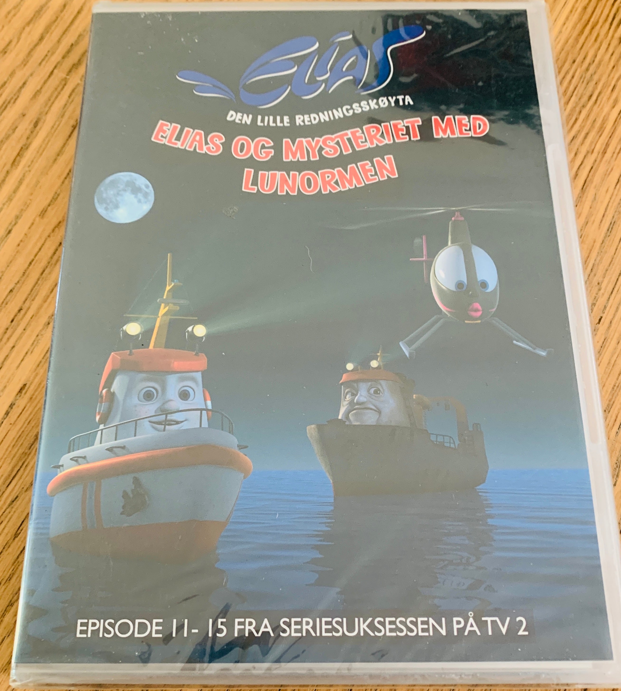 Elias og Mysteriet med Lunormen. DVD. Ny i plast!