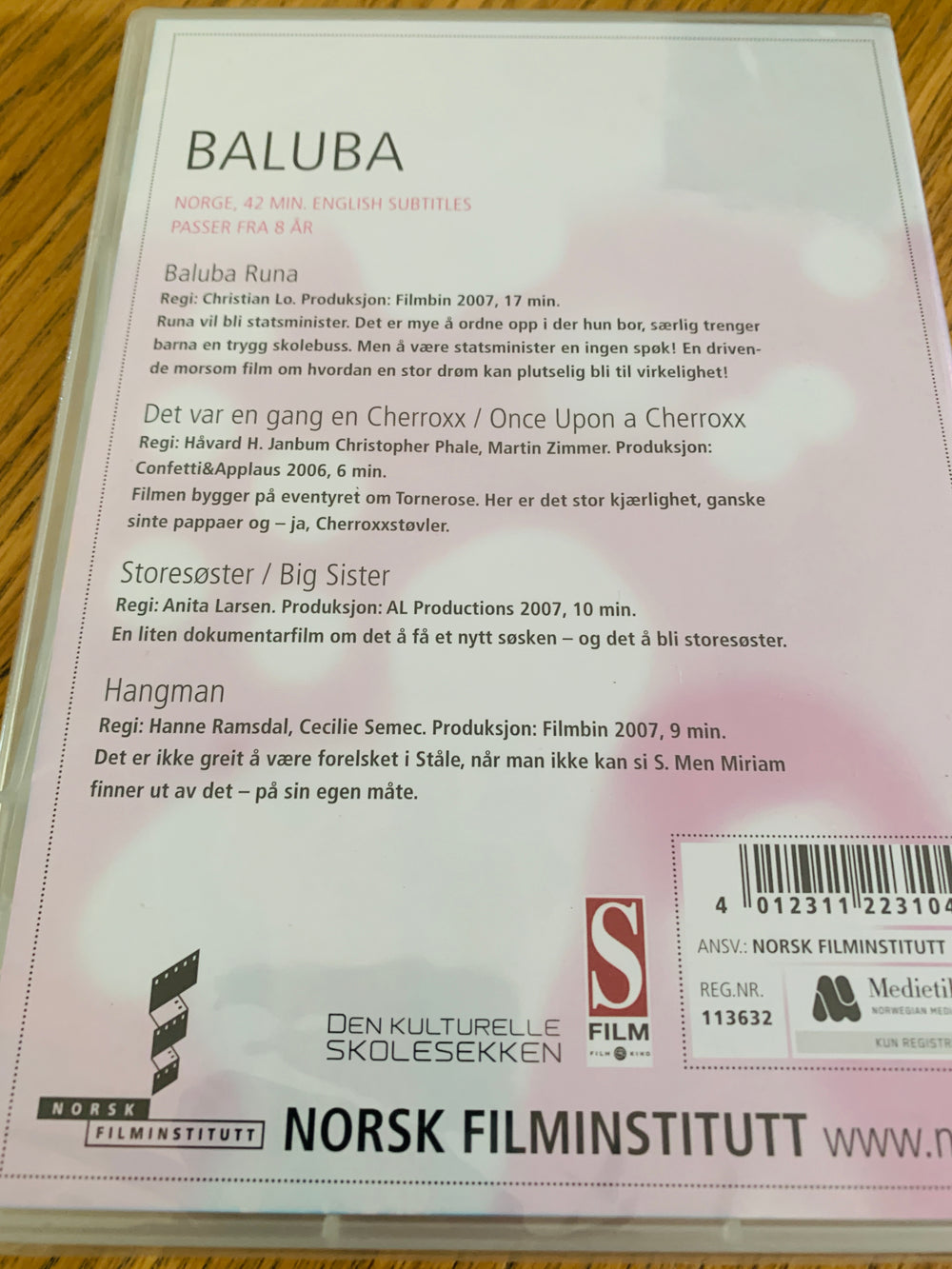 Baluba: Fire Kule Norske Kortfilmer For Barn. DVD. Ny i plast!