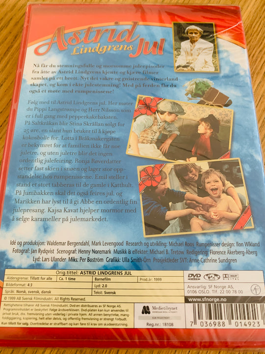 Astrid Lindgrens jul. 1998. DVD. Ny i plast!