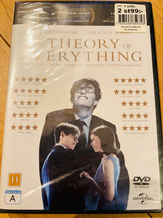 The Theory of Everything. DVD. Ny i plast!