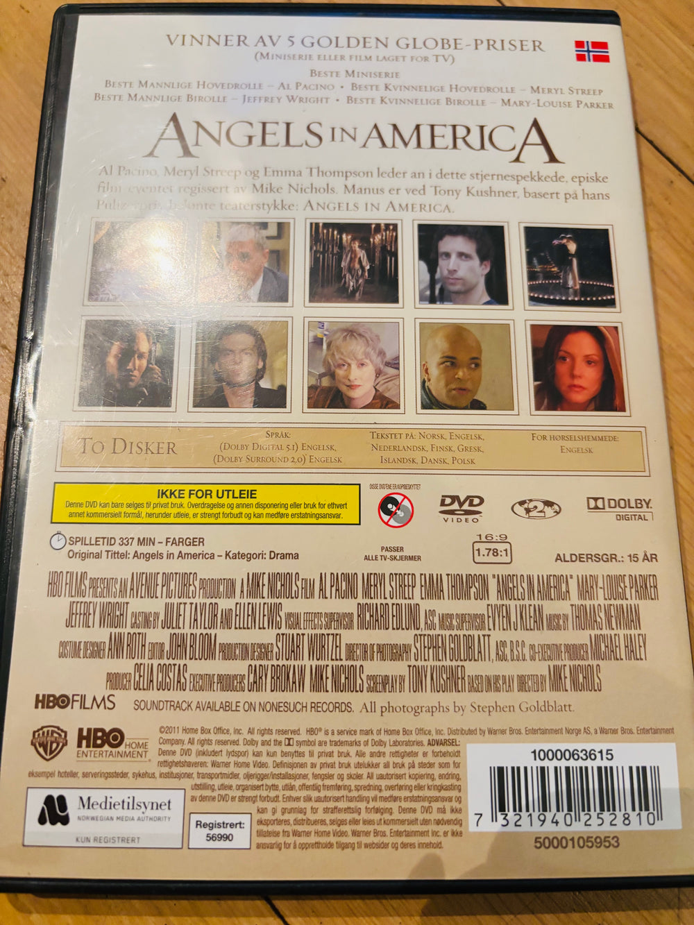 Angels in America. DVD.