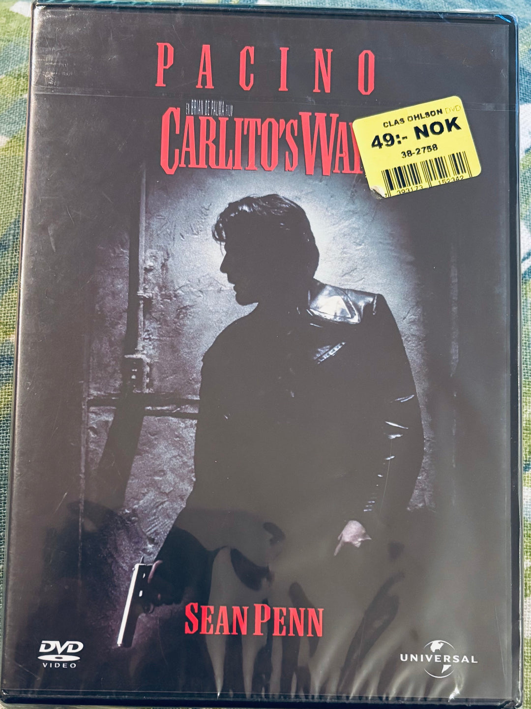 Carlito's Way. DVD. Ny i plast!