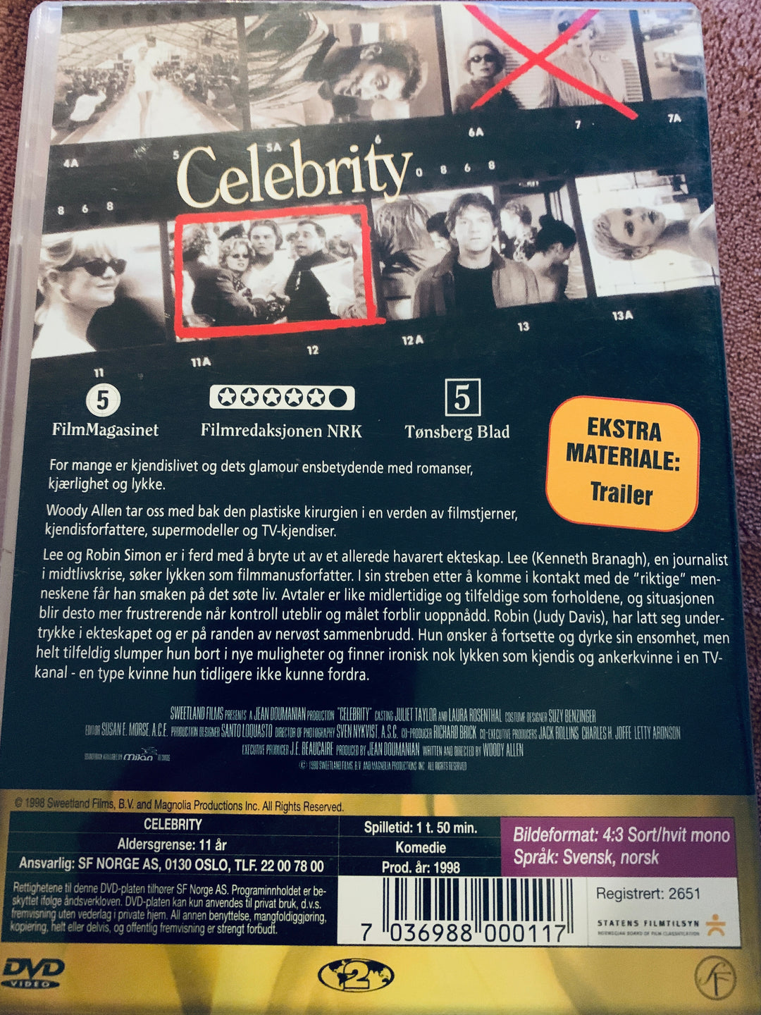 Celebrity. DVD.