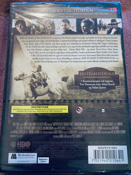 Bury My Heart at Wounded Knee. DVD. Ny i plast!