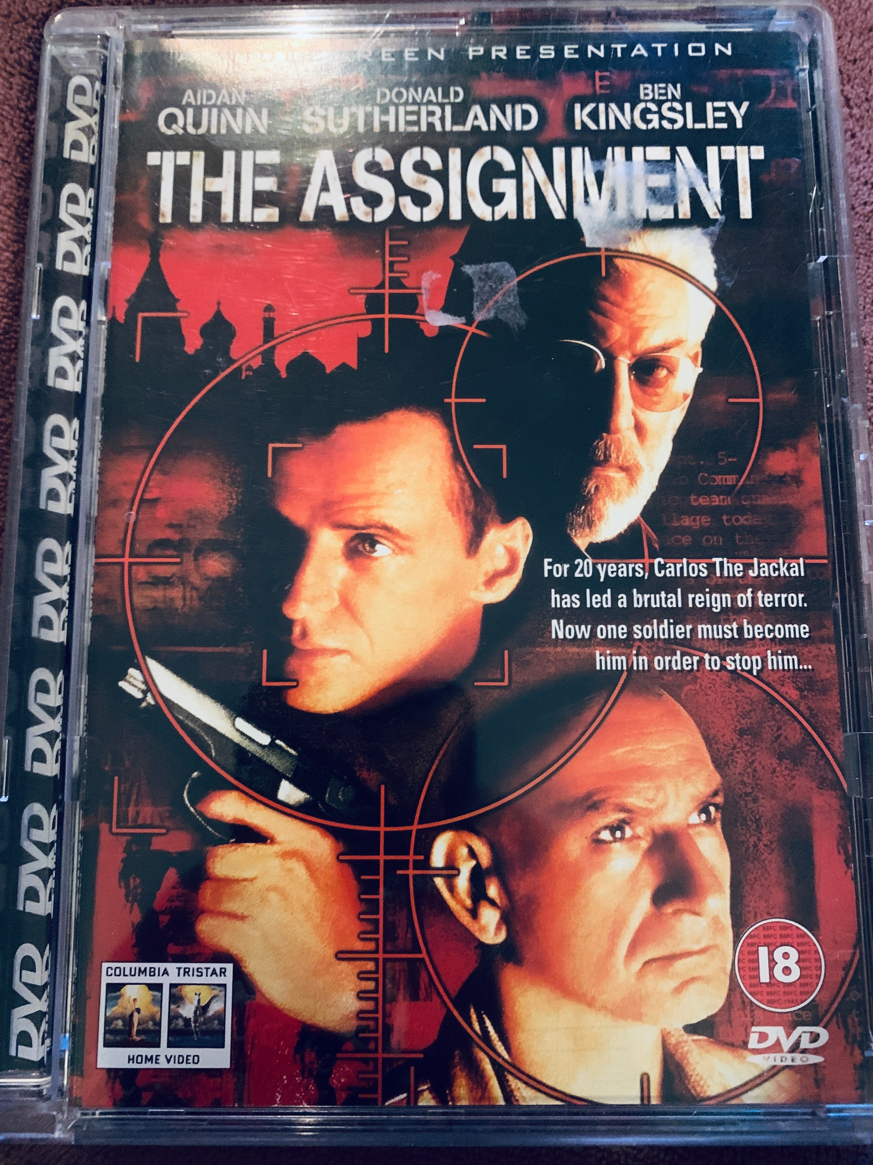 The Assignment. DVD. Glassboks!