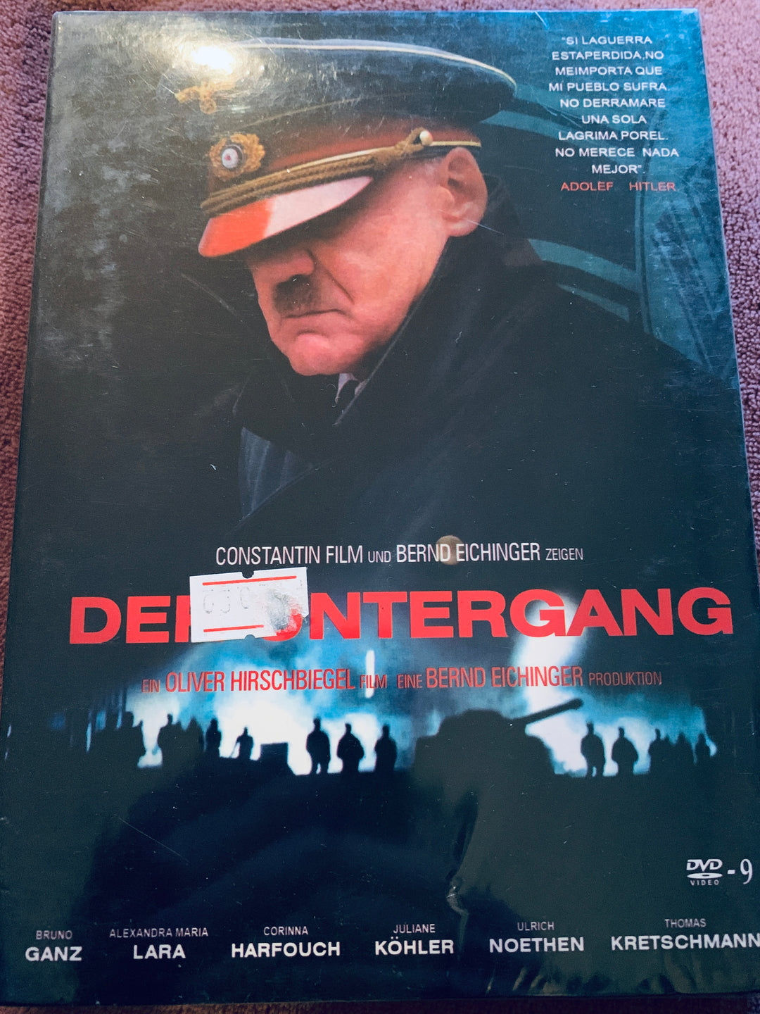 Der Untergang. DVD. Ny i plast!