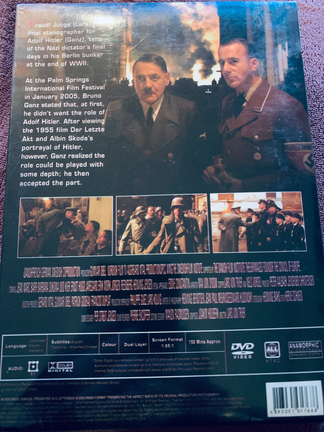 Der Untergang. DVD. Ny i plast!