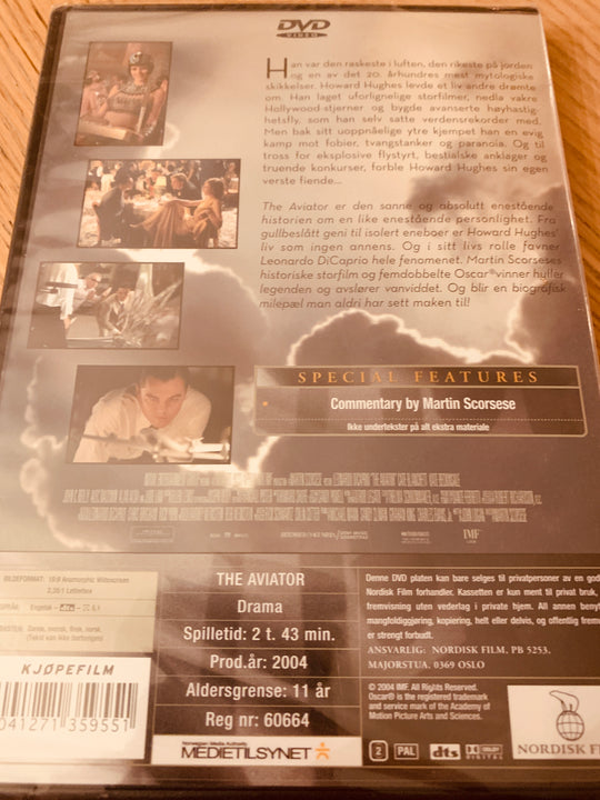 The Aviator. DVD. Ny i plast!