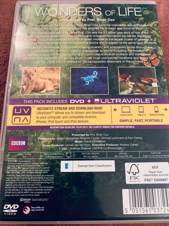 Wonders of Life. DVD.