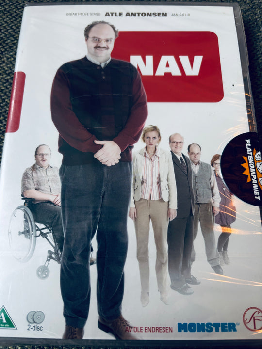 NAV. DVD. Ny i plast!