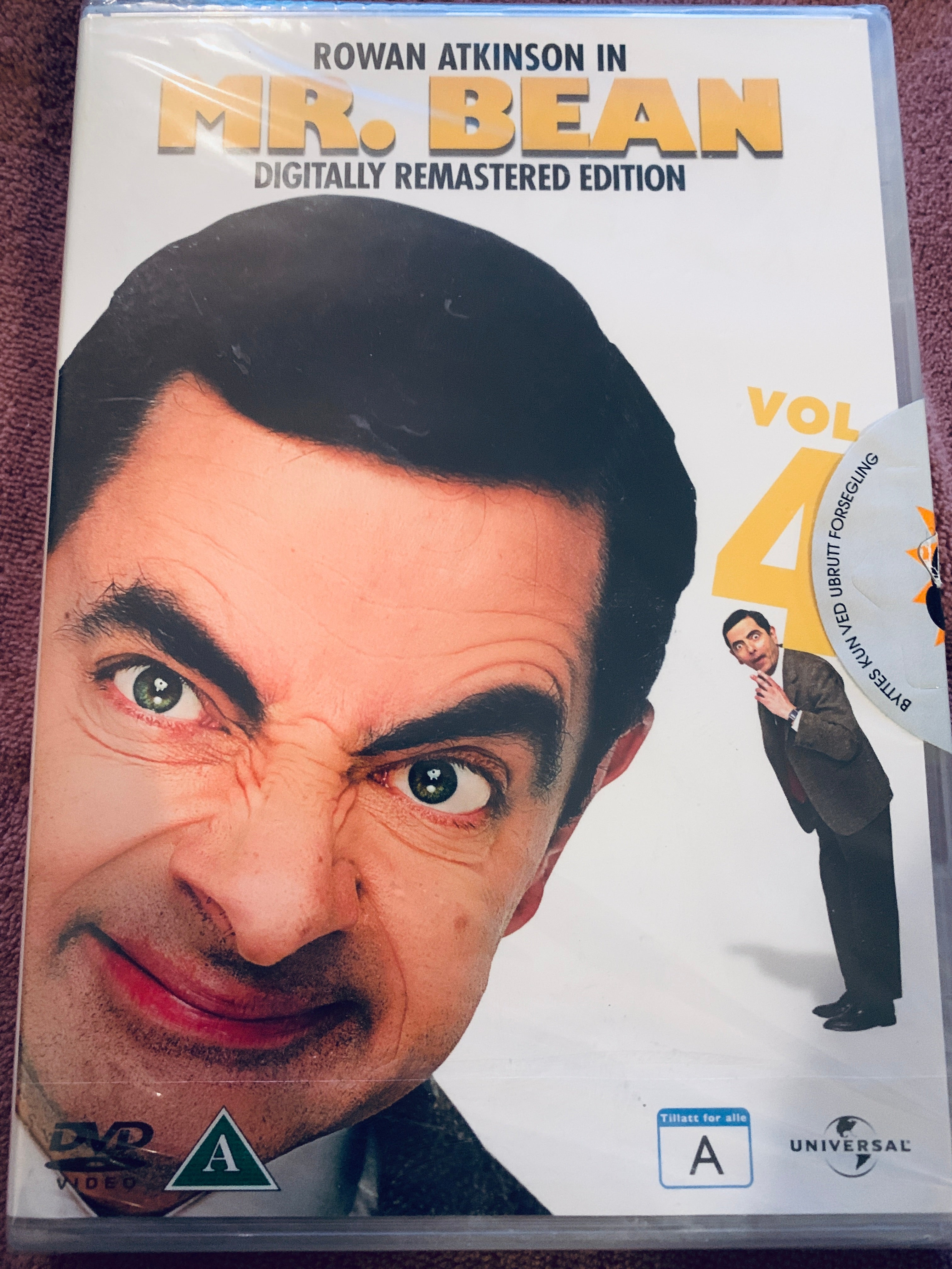 Mr. Bean Vol. 4 Digitally Remastered Edition. DVD. Ny i plast!