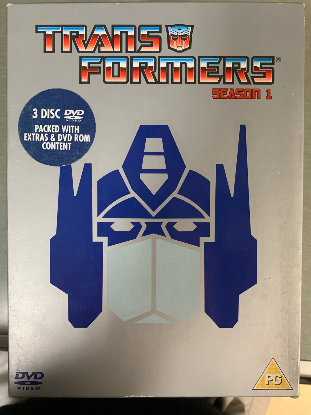 Transformers – Sesong 1. 1984. DVD samleboks.