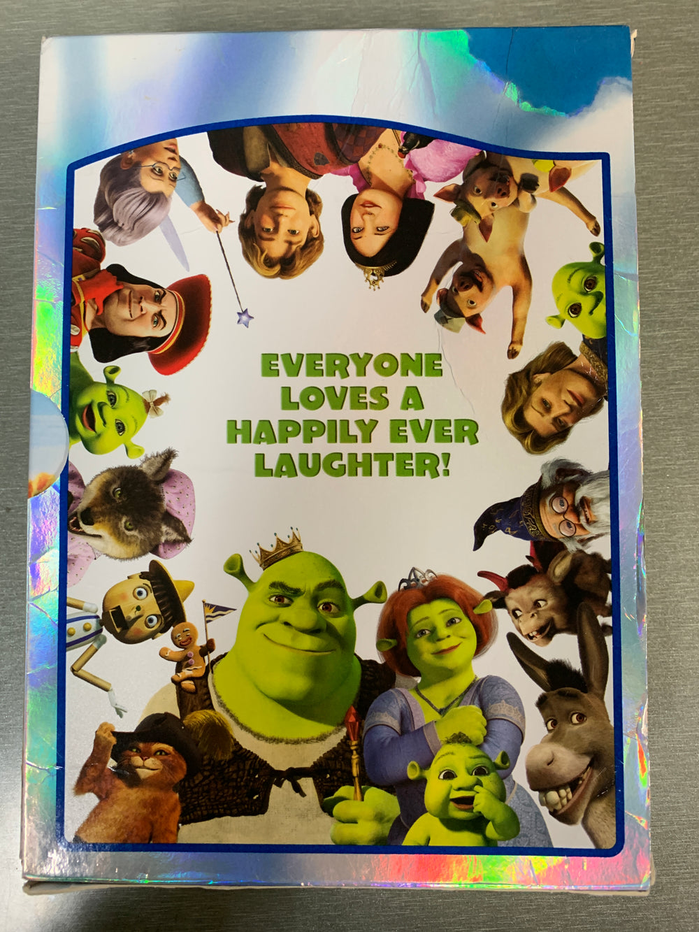 Shrek – Samling. Årsspenn må bekreftes. DVD samleboks.