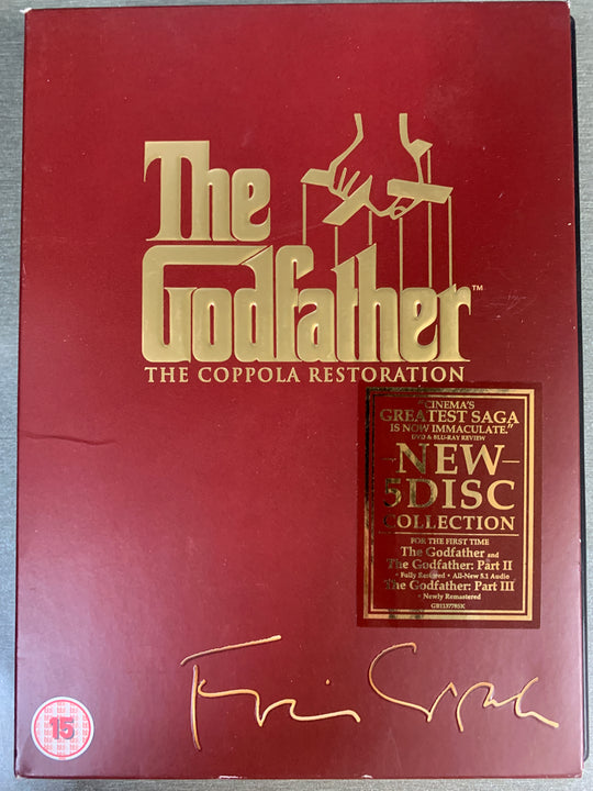 The Godfather – The Coppola Restoration (5 disker). 2008. DVD samleboks.