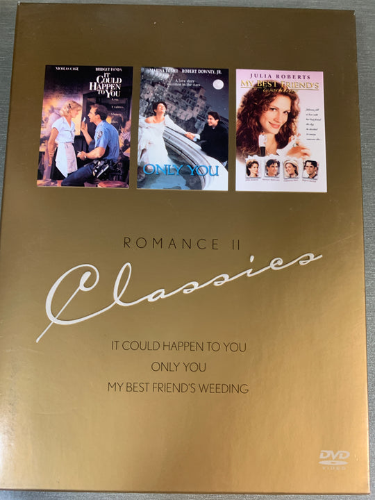 Romance Classics II – It Could Happen to You, Only You, My Best Friend's Wedding. DVD samleboks.