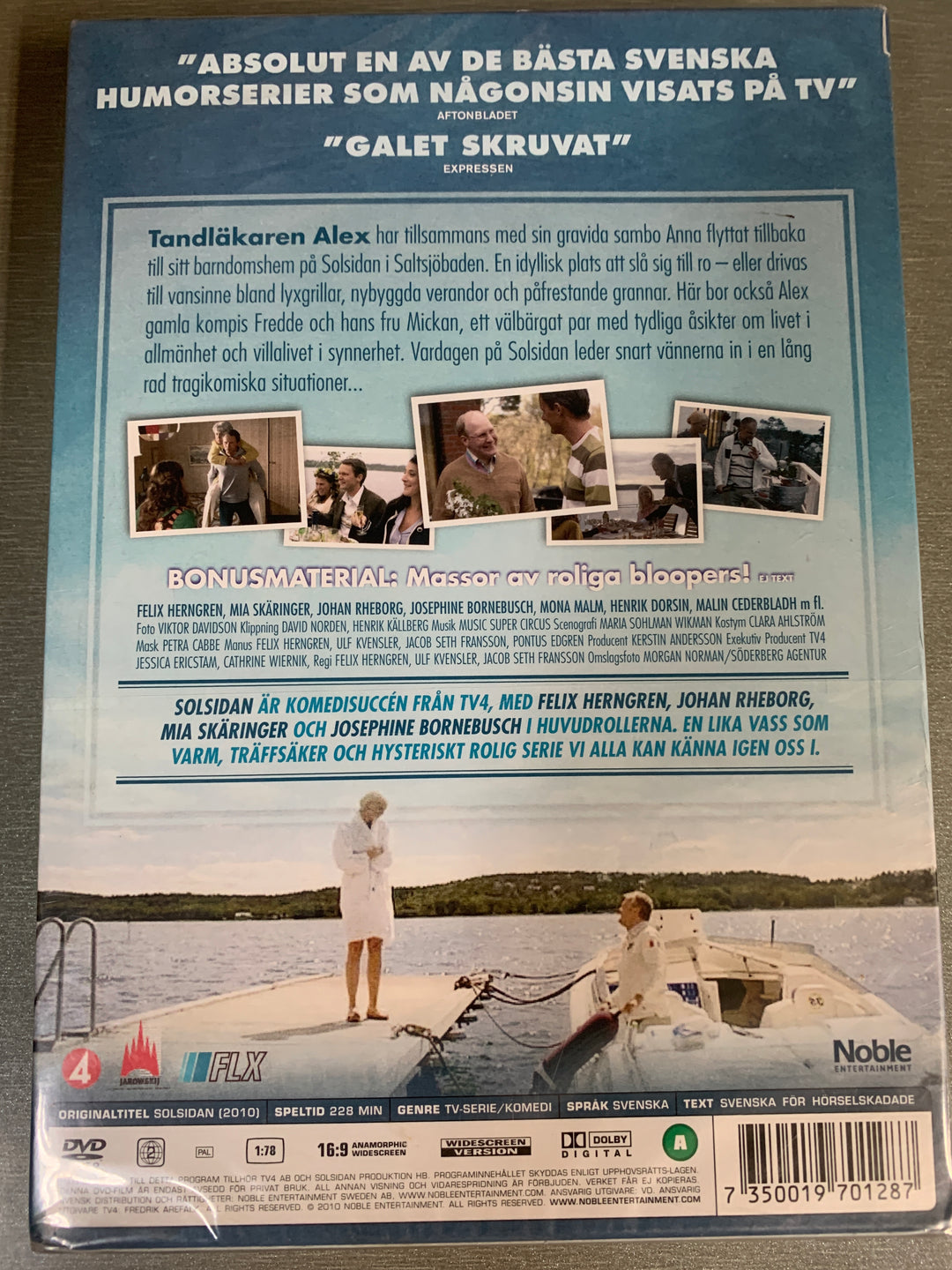 Solsidan – Hela säsong 1. 2010. DVD samleboks.