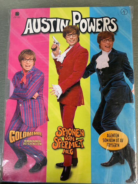 Austin Powers – Trilogien. 1997–2002. DVD samleboks.