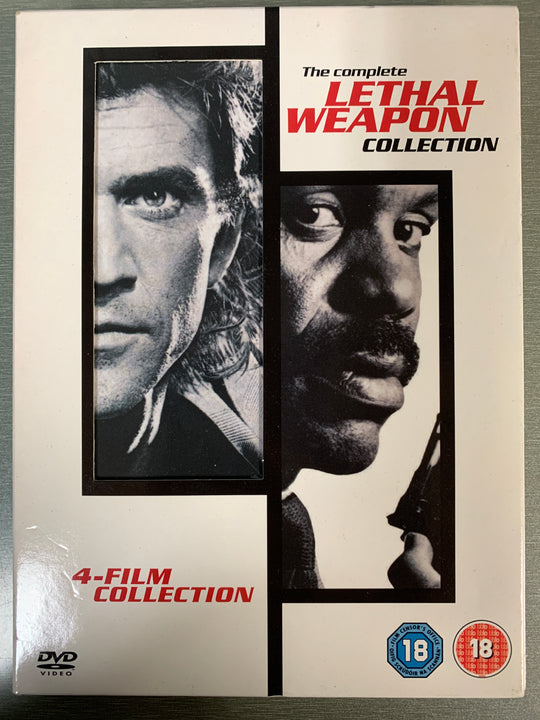 Lethal Weapon – The Complete 4-Film Collection. 1987–1998. DVD samleboks.