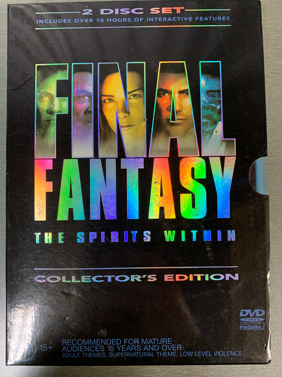 Final Fantasy: The Spirits Within – Collector's Edition (2 disker). 2001. DVD samleboks.