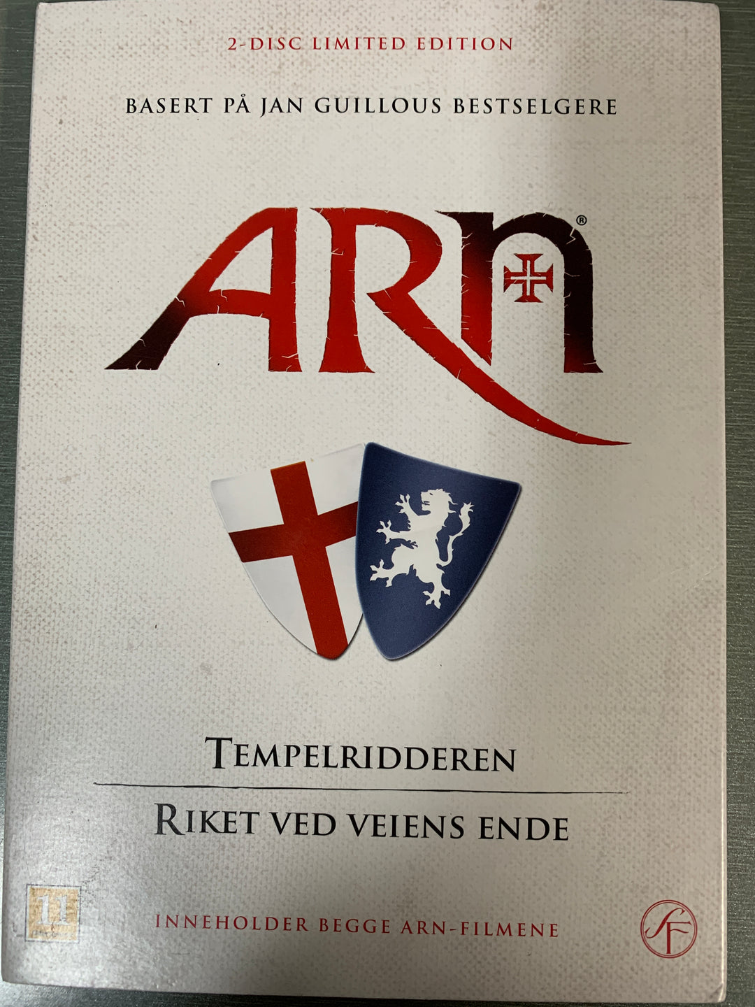 Arn – Tempelridderen og Riket ved veiens ende (2-disc Limited Edition). 2007–2008. DVD samleboks.