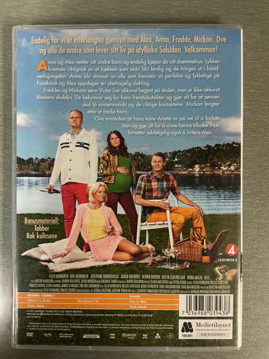 Solsidan – Hele sesong 3. 2012. DVD samleboks.