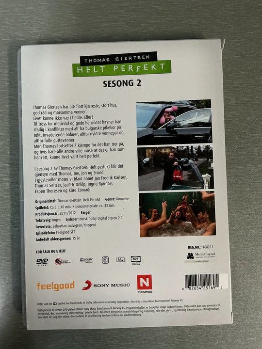Helt perfekt – Sesong 2. 2008. DVD samleboks.