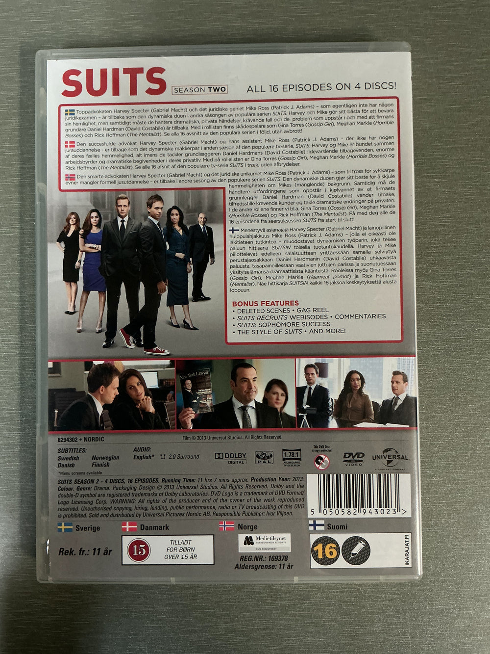 Suits – Season Two. 2012. DVD samleboks.