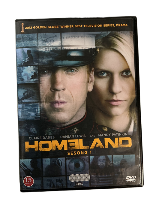 Homeland – Sesong 1. 2011. DVD samleboks.