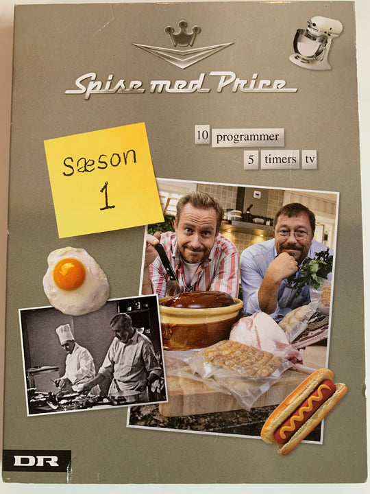 Spise med Price – Sæson 1. 2008. DVD samleboks.