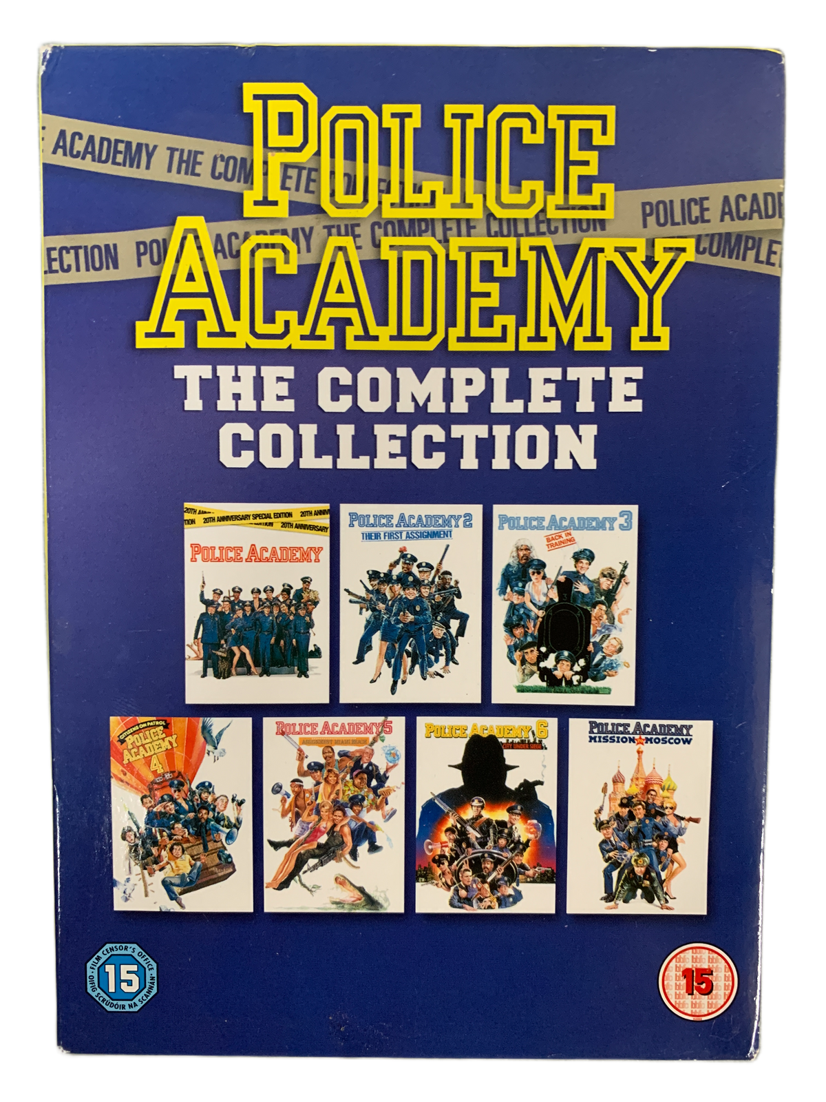 Police Academy – The Complete Collection. 1984–1994. DVD samleboks.