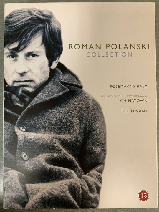 Roman Polanski Collection – Rosemary's Baby, Chinatown, The Tenant. DVD samleboks.