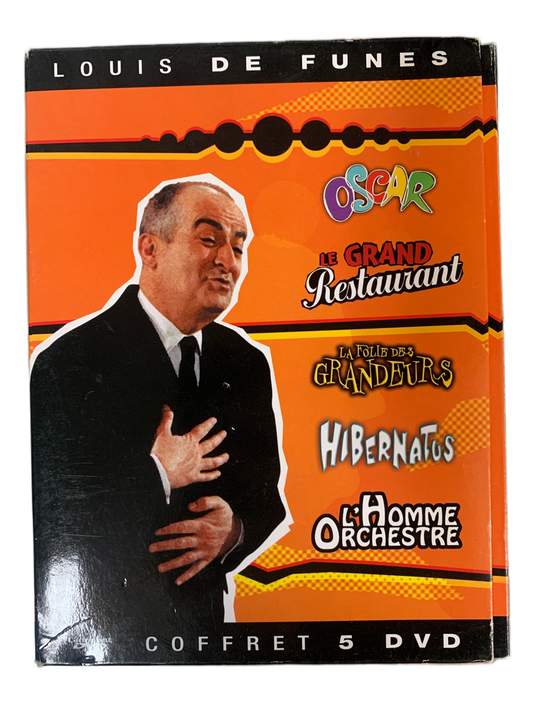 Louis de Funès – Coffret 5 DVD (fransk utgave). DVD samleboks.
