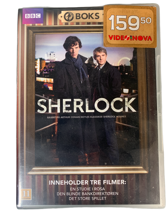Sherlock – Boks med tre filmer. 2010. DVD samleboks.