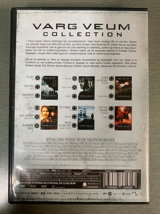 Varg Veum Collection (6 disker). 2008. DVD samleboks.