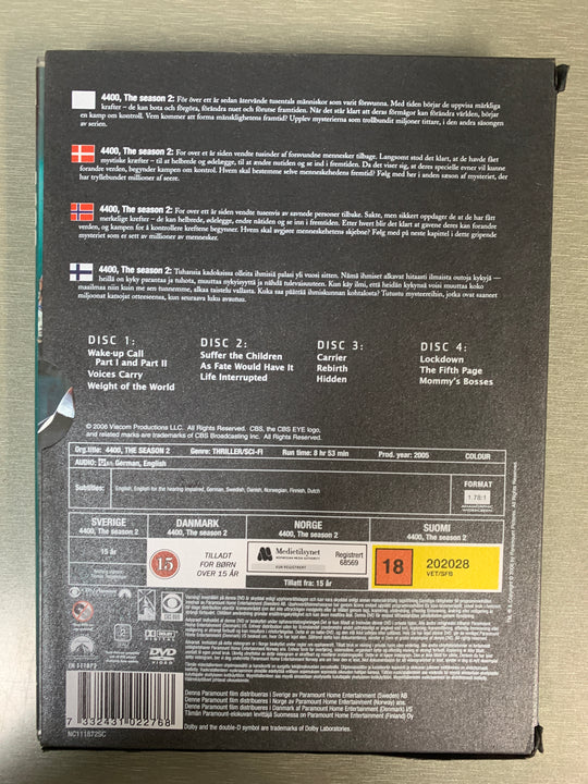 The 4400 – The Second Season. 2005. DVD samleboks.
