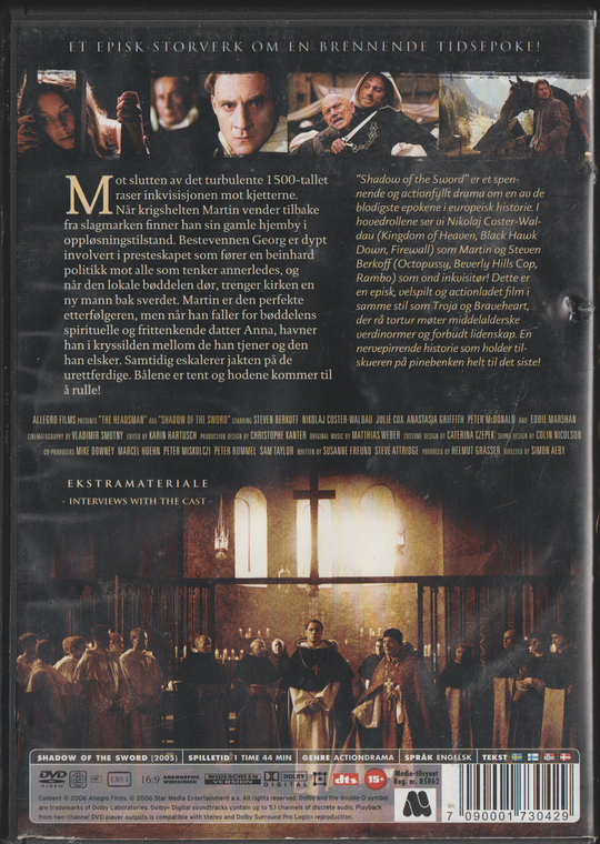 Shadow of the Sword. 2004. DVD.