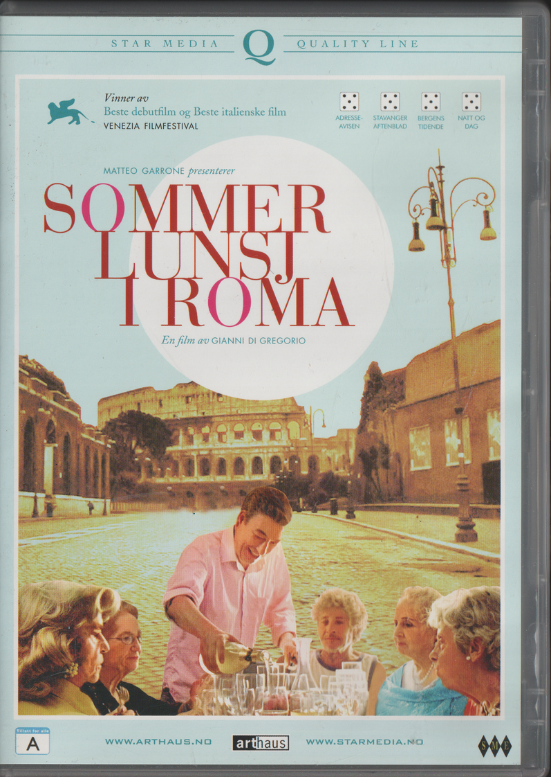 Sommerlunsj i Roma (2008). DVD.