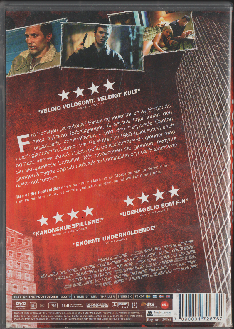 Rise of the Footsoldier. 2007. DVD