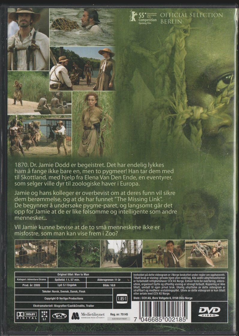 Man to Man. 2005. DVD
