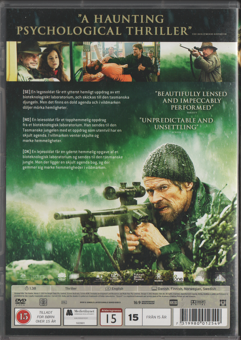 The Hunter. 2011. DVD.