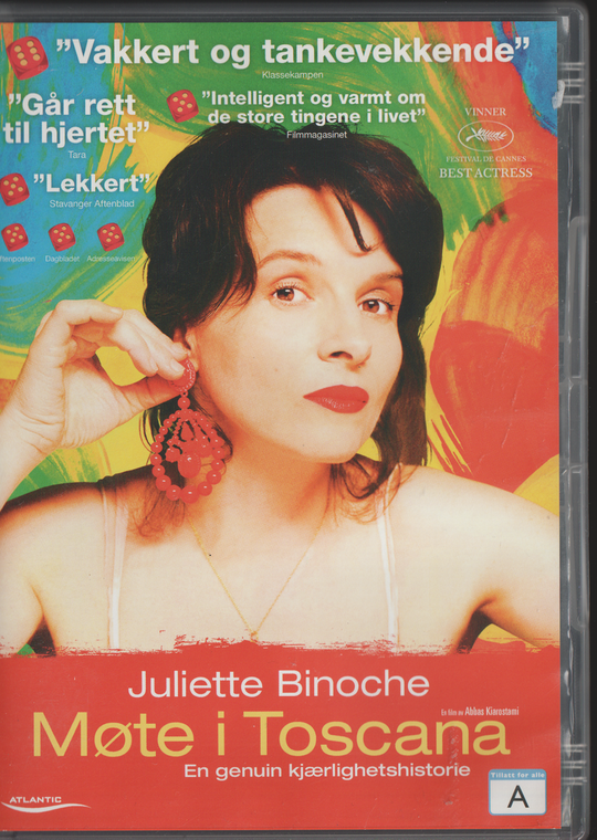 Møte i Toscana (Certified Copy). 2010. DVD.