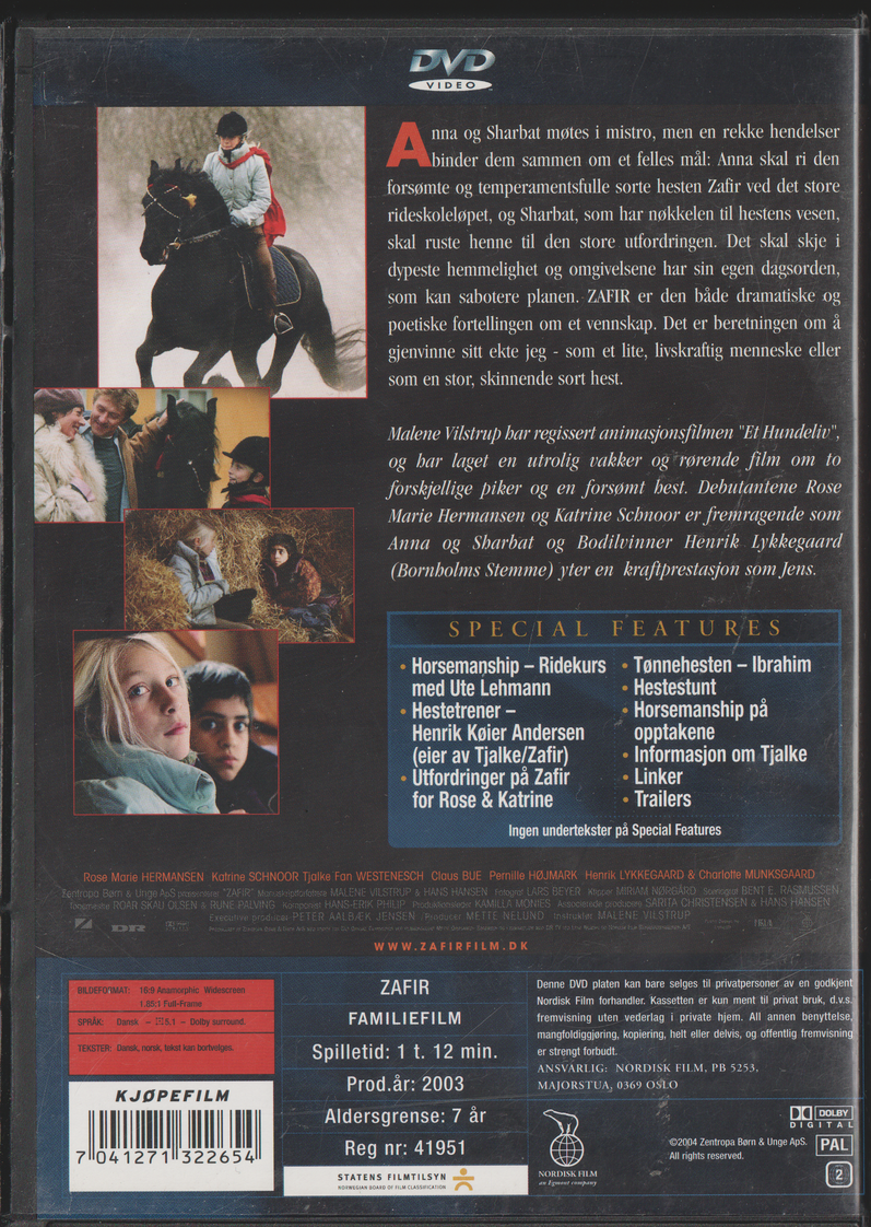 Zafir. 2003. DVD.