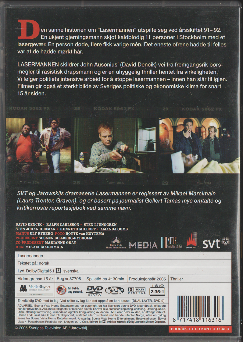 Lasermannen. 2005. DVD.