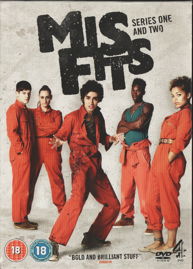 Misfits – Series 1 & 2. DVD.
